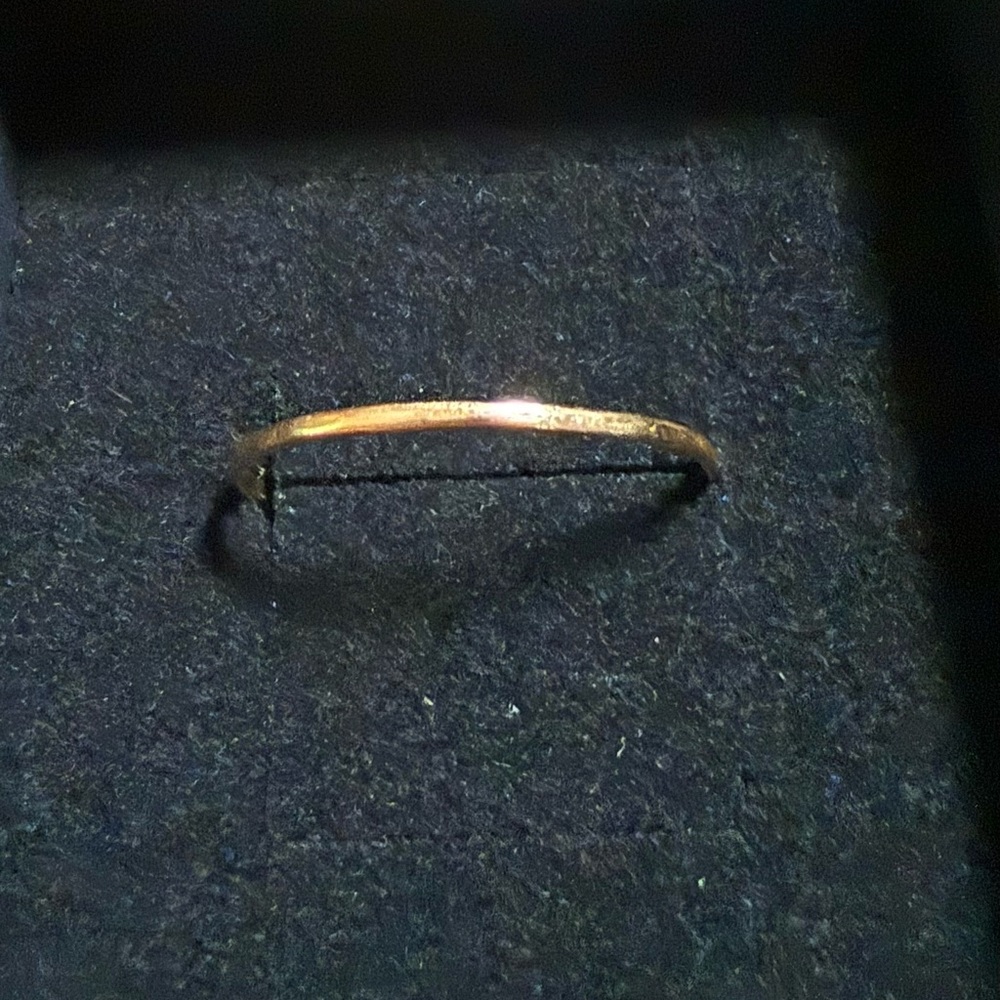 Catbird Hammered Ring (size 7)